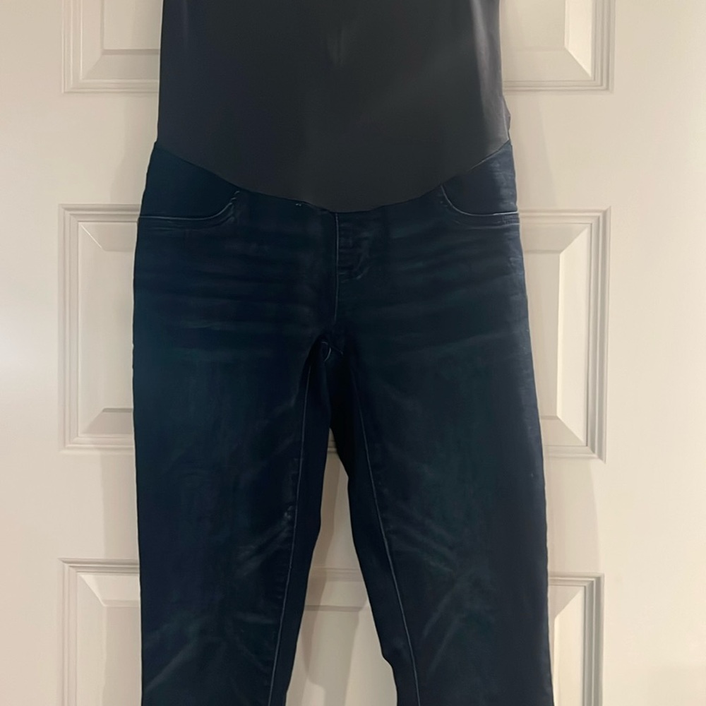 Sonoma Size 4 Maternity Skinny Jeans Dark Wash